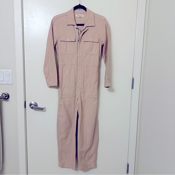 Madewell - Garment-Dyed Zip-Front Coverall Jumpsuit - Picture 2 of 5